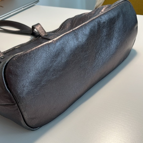 🪩 Metallic silver Longchamp shoulder bag - Picture 3 of 12